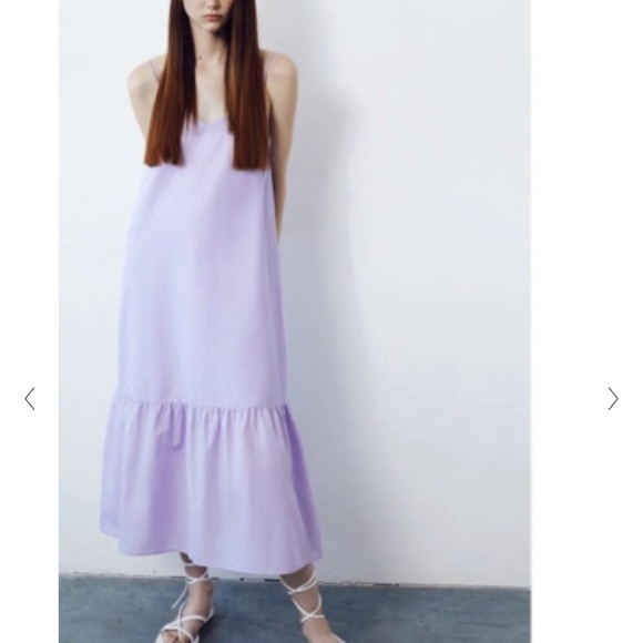 Zara Dresses & Skirts - Zara Lilac Maxi Dress